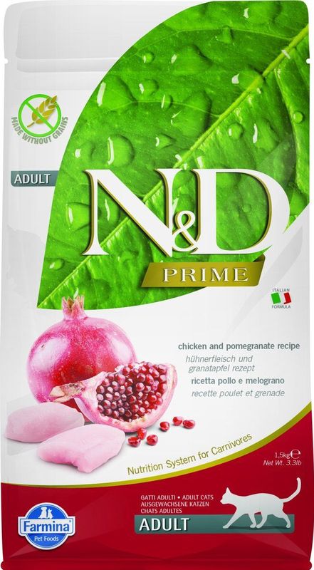 Farmina N&D getreidefrei Adult mit Huhn & Granatapfel  - 1,5 kg
