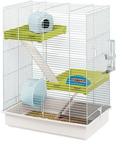 Ferplast Hamster Tris Hamsterkooi - Wit - 46 x 29 x 58 cm