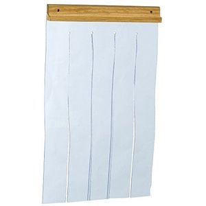 Ferplast 87105024 hondenkenneldeur voor model DOMUS MAXI, Deur buitenkennels, Transparant PVC regendicht, winddicht, koudebestendig, 40,5 x 69 cm, XXL, goud