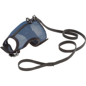 2 stuks Cavia Harnas en Riem Fret Ratten Hamster Zachte Mesh Harnas Leash Vest Set met Bel voor Kleine Huisdier chinchilla(M-Lichtblauw 2 stuks Cavia Harnas en Riem Fret Ratten Hamster Zachte Mesh Harnas Leash Vest Set met Bel voor Kleine Huisdier chinchilla(M-Lichtblauw