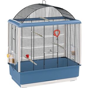 Ferplast Vogelkooi Diva Slov - Vogelverblijven - 40x63.5 cm Zwart Bordeaux - Vogelkooi - Pets Place