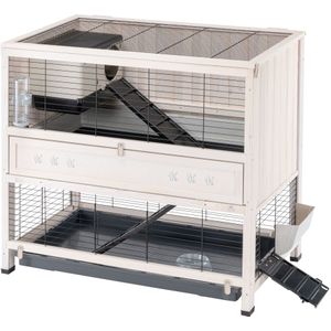 Cottage - Konijnenhok - Pastelkleur - FSC™-gecertificeerd Hout
