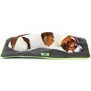 Ferplast Katten- en hondenmat Jolly 65 in zwart – waterdichte huisdiermat van speciale stof voor transportbox, als bescherming voor kofferbak of hondenhokken – afmetingen: 65 x 48 cm