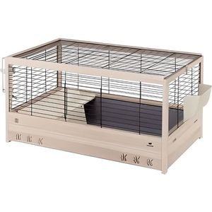 Ferplast cavia / konijnenkooi arena zwart 82x52x45,5 cm