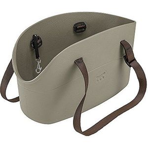 Ferplast Hondendraagtas With-me 35 X 22 Cm Rubber Bruin/grijs