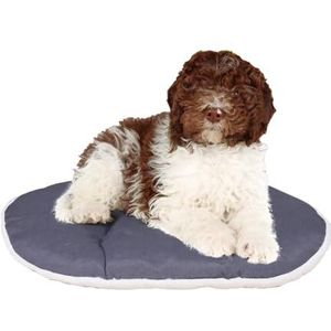 Ferplast - Relax - Hondenkussen - Bruin/Beige - Katoen en Imitatiebont
