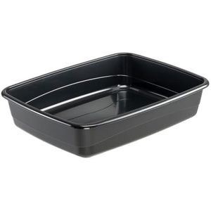 Ferplast Nip 30 Kattenbak, 64,5 x 49,5 x 14,5 cm, zwart