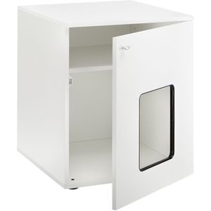 - Wit - Ferplast Kattenkast van Hout