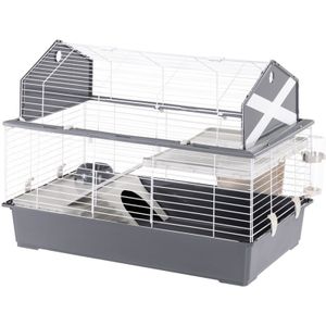Ferplast Barn 120 - Knaagdierkooi - Grijs - 119 x 58 x 77 cm