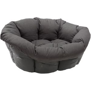 L61,5 x B45 x H21,5 cm Ferplast Siesta Deluxe Hondenmand + Kussen Antraciet