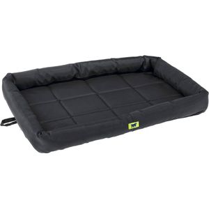 Ferplast Hondenbed hondenkussen kleine krasbestendige stof machinewasbaar op 30 °C waterdicht hondenmatras 61 x 46 x 5 cm zwart