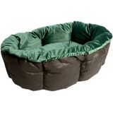 Ferplast Mandkussen Sofà - Fluweel Groen Maat 6: L73xB55xH27cm Hond