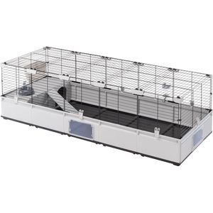 Ferplast Modulair 4 - Konijnenkooi - Grijs/Zwart - Innovatieve Oplossing