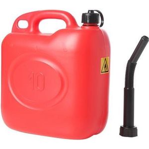 Jerrycan Rood 10l - Brandstof (set van 6)