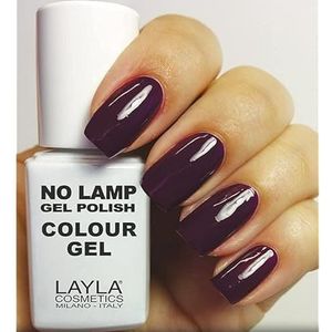 Layla Cosmetics Milano No Lamp Polish Colour Gel - Purple Dance, 1er Pack (1 x 10 ml)
