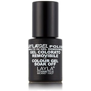 Layla Cosmetics Laylagel Polish Color, silver glitter, 1er pack (1 x 0.01 L)