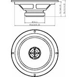 Calearo - EL 165 - Auto Speakers - Coaxiaal - Set (2 stuks) - 165MM