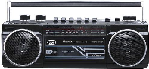 Trevi - RR 501 BT - Radio - Zwart - Retro Ontwerp - Bluetooth