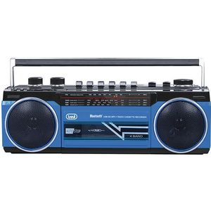 Trevi - Rr 501 Bt Draagbare Radio - Kleur: Zwart - Materiaal: Kunststof