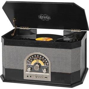 Trevi TT 1040 BT Zilver, Zwart