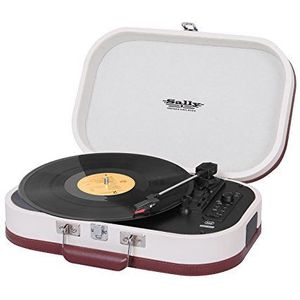 Trevi TT 1020 BT Vintage Stereo Platenspeler Draagbaar met Bluetoot - MP - USB en Coderingsfuncti