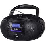 Trevi CMP 581 - Draagbare DAB-Radio, FM, CD, USB, AUX, Zwart
