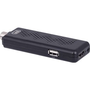 Trevi HE 3361 T2 MINI DECODER DVBT-T2 HEVC NERO (DVB-T2), TV-ontvanger, Zwart