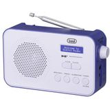 Trevi - DAB 7F92 - Draagbare Radio - Blauw - DAB/DAB+ - Oplaadbare Lithiumbatterij