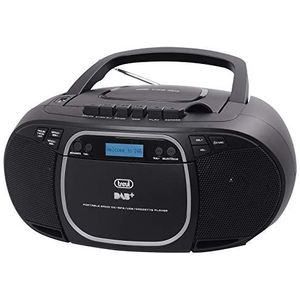 Trevi Draagbaar stereo met digitale ontvanger DAB / DAB+ trix-display, geheugenstations