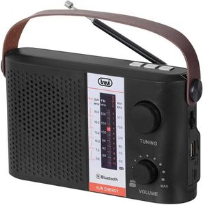 Trevi Radio Trevi Radio RA 7F25 BT Trevi juodas solarne (AM, FM, Bluetooth), Radio, Zwart