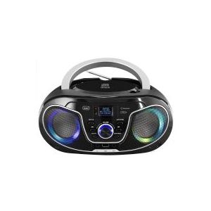 Trevi CMP 588 draagbare stereo Dab met Dab/Dab+ en FM-radio met RDS, dot-matrix-display, hoge leesbaarheid, cd, mp3, USB, AUX-in, Bluetooth, hoofdtelefoonaansluiting