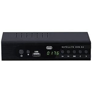 Trevi SAT 3387 S2 (DVB-S2, DVB-S), TV-ontvanger, Zwart