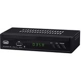 Trevi HE 3378 T2 Digitale terrestrische decoder HD DVBT-T2 H.265 10-bits, zwart