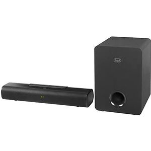 Trevi SB 8380 SW Soundbar 2.1 met draadloze subwoofer Bluetooth USB AUX IN HDMI ARC en optische digitale 90W zwart