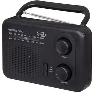 Trevi - RA7F6400 - Radio - Zwart - Draagbare Zakradio - AM en FM