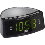 Trevi RC 846 D Digitale wekker Zwart, Zilver