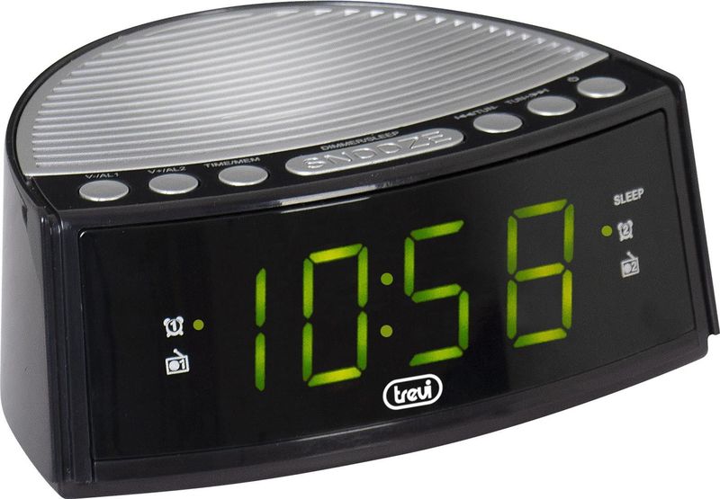 Trevi RC 846 D Digitale wekker Zwart, Zilver