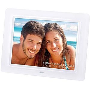 Trevi DPL 2218 8 inch witte digitale fotolijst - digitale fotolijst (20,3 cm (8 inch), 800 x 600 pixels, LED, 4:3, JPG, AVI)