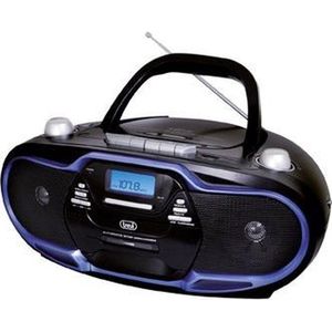 Trevi - 057404 - Radio - Zwart - Blauw - AM - FM - Bluetooth