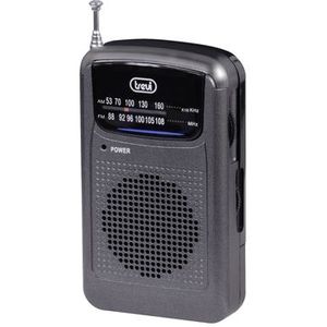 Trevi - Bolsillo RA 710 GMG - Draagbare AM-FM Radio - Metal - Compact en Lichtgewicht