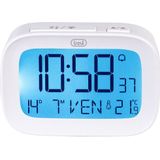 Trevi - SLD 3850 - Digitale Klok - Wit - LED - Batterij/Accu