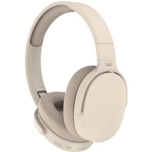 Trevi DJ 12E45 BT Draadloze Bluetooth-hoofdtelefoon met microfoon en geïntegreerde mp3-speler, met opvouwbare hoofdband, compatibel met smartphone en pc, looptijd 5-7 uur, opladen in 1-2 uur