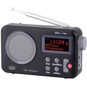 Trevi - DAB 7F80 R - Draagbare Radio - DAB/DAB+ - FM RDS