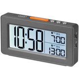 Trevi - SLD 3P40 - Digitale Klok - Grijs Metaal - Groot LCD-Display