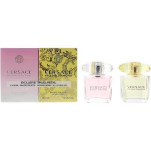 Versace Geschenkset 30ml Yellow Diamond EDT + 30ml Bright Crystal EDT