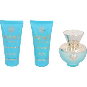 Versace pour Femme Dylan Turquoise EDT + Body Lotion + Shower Gel - Geschenkset
