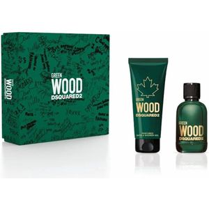 DSquared² Green Wood Geschenkset 100ml EDT + 150ml Douchegel