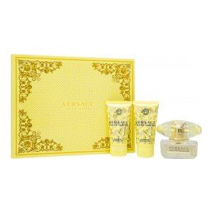 Parfumset voor Dames Versace EDT Yellow Diamond 3 Onderdelen