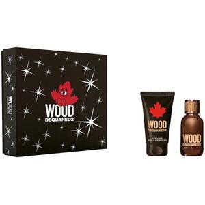 Dsquared2 Herengeuren Wood Pour Homme Geschenkset Eau de Toilette Spray 30 ml + Shower Gel 50 ml