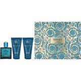 Versace Eros Pour Homme EDT Geschenkset EDT 50 ml + 50 ml Duschgel + 50 ml Aftershave Balm